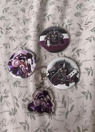 Продам значки с “dark cacao cookie” з “cookierun: kingdom”