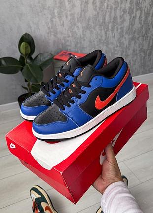 Nike air jordan retro 1 low blue black