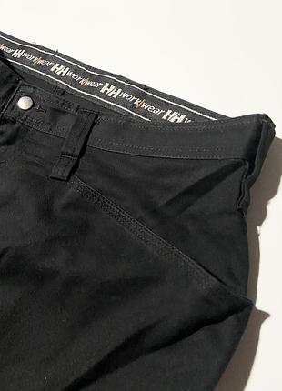 Чоловічі робочі штани helly hansen workwear manchester light service pant black 3