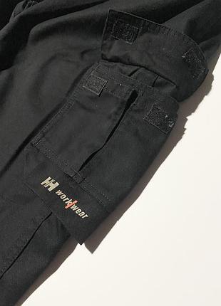 Чоловічі робочі штани helly hansen workwear manchester light service pant black 4