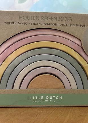 Дерев'яний конструктор little dutch у формі веселки