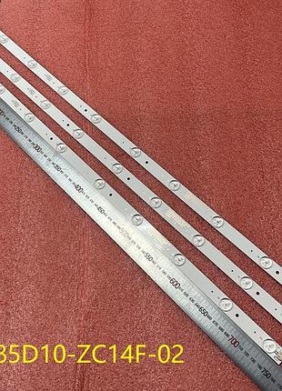Led підсвітка tv oy385d10-zc14f-02 532wy390m04 303wy390035 3шт./ 9led 3v 755mm