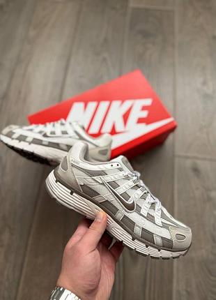 Стильные женские кроссовки nike p-6000 phantom mink brown
