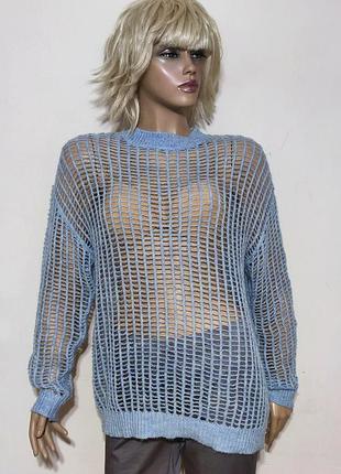 Asos джемпер сітка з домішкою вовни унісекс/0000h/