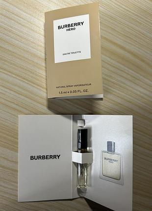 Фірмовий пробник burberry hero eau de toilette (1.5 ml)