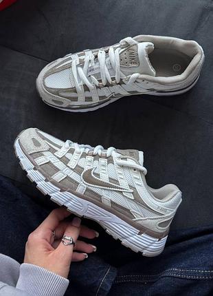 Кроссовки nike white/brown