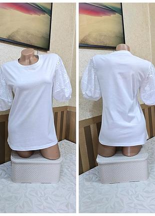 Белая футболка. zara.