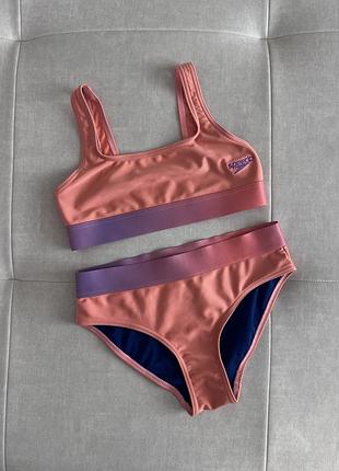 Ророздільний купальник speedo для дівчинки підліткового віку