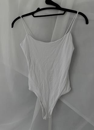 Біле боді zara