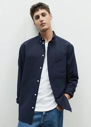 Котонова чоловіча сорочка h&m