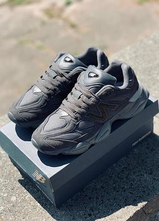 Сірі кросівки new balance 9060 жіночі чоловічі унісекс стильні молодіжні 36-45