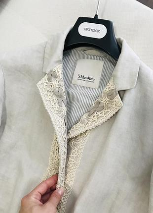 Великолепный льняной жакет max mara