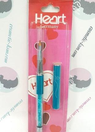 Пензель для гелю пряма heart