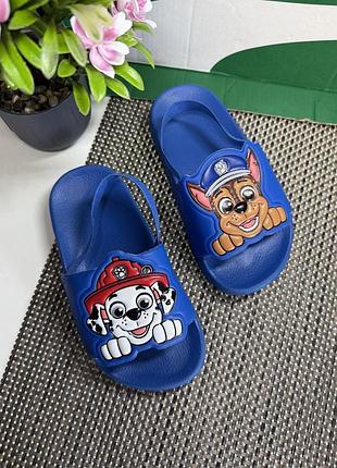 Оригинальные шлепанцы paw patrol