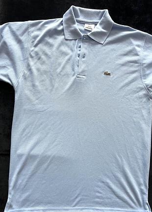 Оригінальне чоловіче блакитне поло lacoste 🐊 xxl