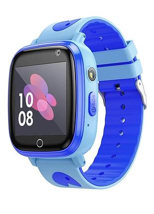 Дитячий cмарт-годинник hoco y100 36mm. sim 2g. 400 mah. ip65 blue