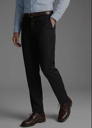 Стильні чоловічі штани jack & jones leon suit pants (slim fit) розмір s
