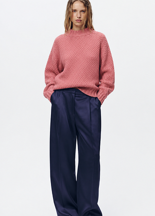 Вовняний в’язаний светр кофта massimo dutti