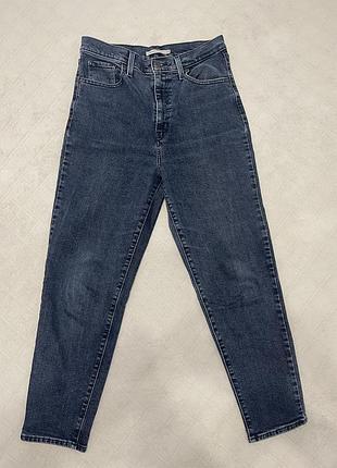 Джинси levis high waisted taper, w29
