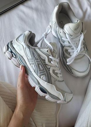 Женские кроссовки asics gel-nyc grey