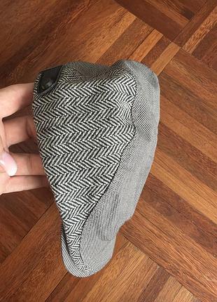 Новий чоловічий кашкет-качку (flat cap) відомого британського бренду ted baker, виконаний у класичному стилі з вовняної твідової тканини 57 см