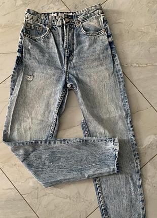 Джинси bershka denim mom