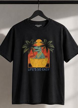Футболка чоловіча original | розмір l jack & jones originals t-shirt black