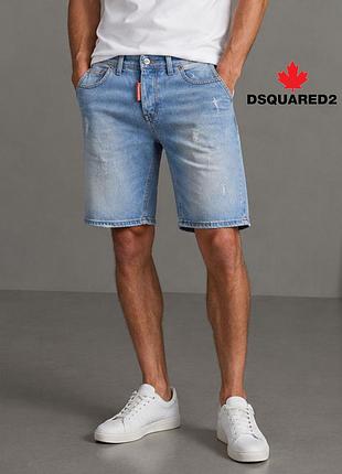 Чоловічі блакитні джинсові шорти dsquared2 31