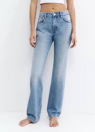Прямые классные джинсы pull and bear