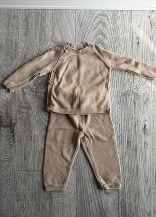 Бежевий дитячий костюм, 80 см