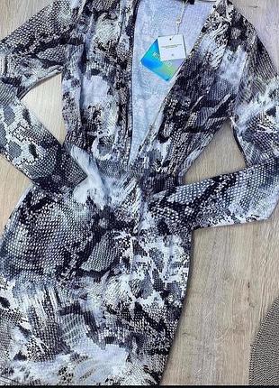 Сукня missguided в зміїному принту