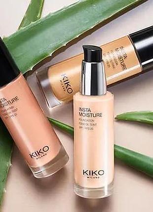Увлажняющий тональный крем с эффектом фильтра kiko milano instamoisture foundation (000292)