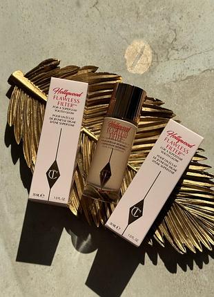 Фільтр мультизасіб сяюча основа праймер хайлайтер charlotte tilbury hollywood flawless filter 2 fair