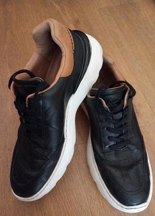 Туфли кожаные спортивные clarks 40р