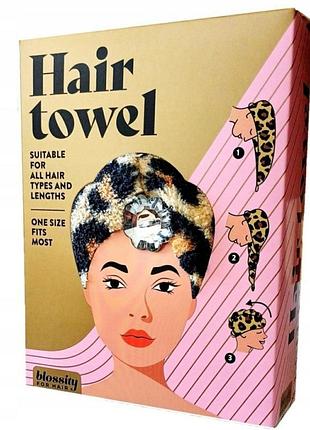 Полотенце из микрофибры для волос hair towel one size