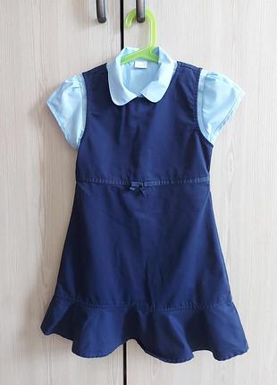 Школьный сарафан gymboree с блузами