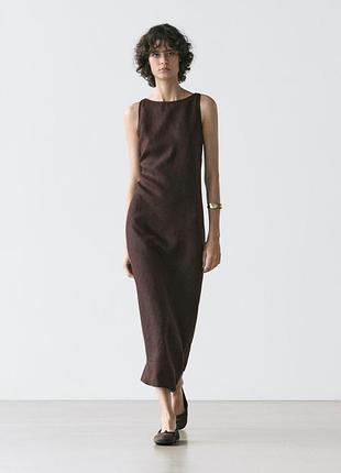 Сукня massimo dutti 100% льон 6