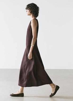 Сукня massimo dutti 100% льон 4