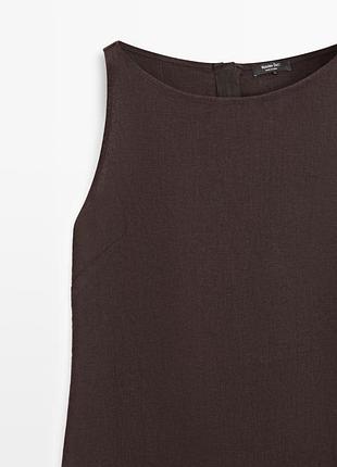 Сукня massimo dutti 100% льон 5