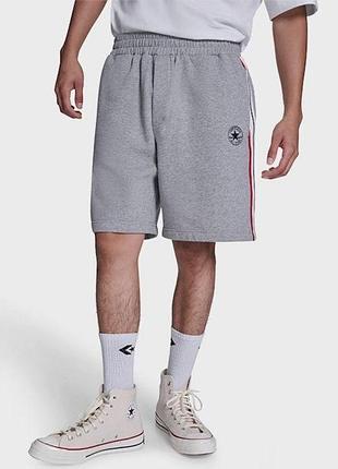 Чоловічи шорти converse sports men's bermuda gray cvm6b102-m6x