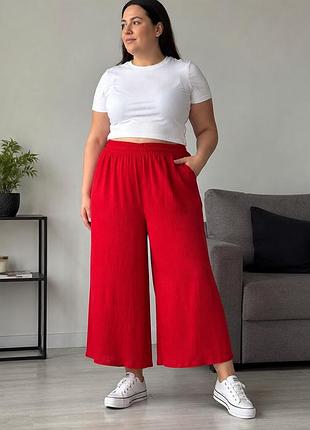 Червоні брюки primark  uk 14