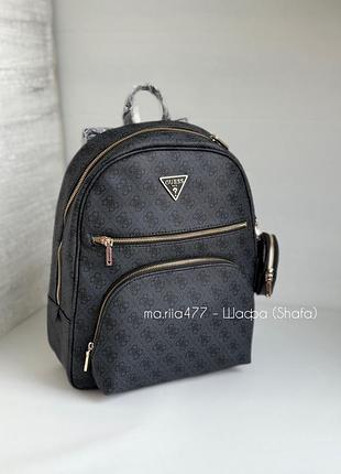 Рюкзак великий guess для ноутбука жіночий оригінал / guess power play ii quattro g large tech backpack women