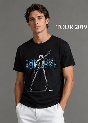 Чоловіча футболка мерч gildan bon jovi 2019 tour
