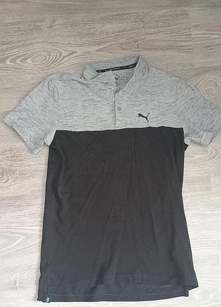 Спортивная футболка поло puma оригинал (размер s)