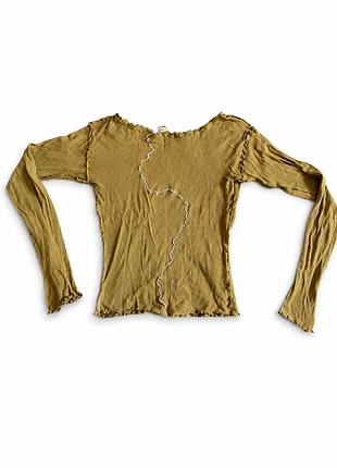 Лонгслів із декоративними швами organic cotton