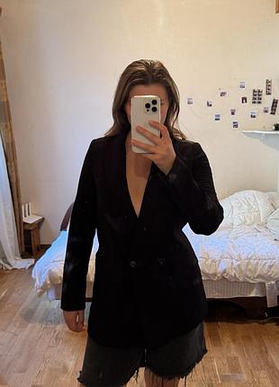 Жіночий піджак zara, чорний, розмір xs