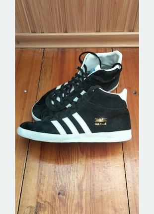 Женские замшевые кроссовки adidas gazelle,р36-37,з натуральные замши