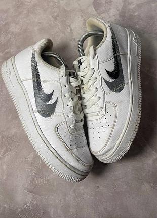 Кроссовки nike air force 1 stencil swoosh
