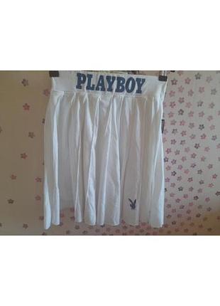 Мини юбка playboy для игры в теннис  
р. xs/s 
   замеры
талия 58 см тянется до 74 см.
длина 44см