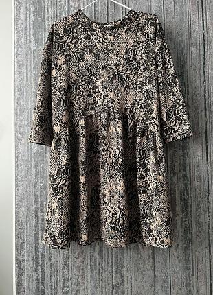 ✨ стильна сукня zara basic з актуальним анімалістичним принтом ✨